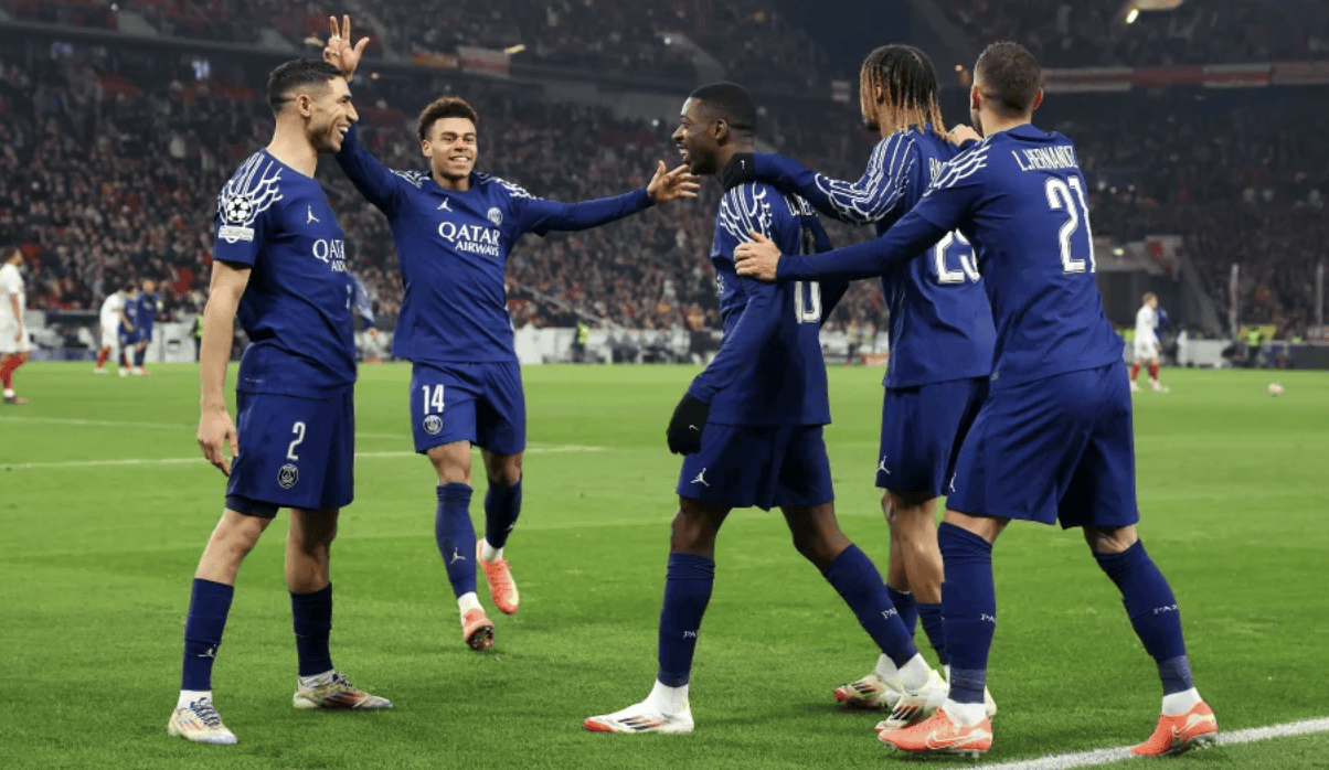 包含巴黎圣日耳曼将在周四与昂热队进行激烈交锋的词条